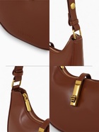 Сумка женская багет TEXTURA на молнии, 24×6×14 см, коричневая - Фото 5