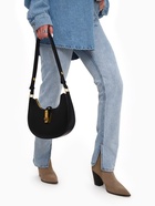 Сумка женская багет TEXTURA на молнии, 24×6×14 см, чёрная - Фото 12