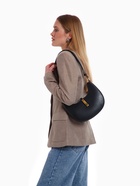 Сумка женская багет TEXTURA на молнии, 24×6×14 см, чёрная - Фото 2