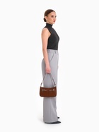 Сумка женская багет TEXTURA на молнии, 21×6×13 см, коричневая - Фото 9