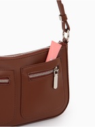 Сумка женская багет TEXTURA на молнии, 21×6×13 см, коричневая - Фото 7