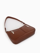 Сумка женская багет TEXTURA на молнии, 21×6×13 см, коричневая - Фото 10