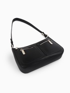 Сумка женская багет TEXTURA на молнии, 21×6×13 см, чёрная - Фото 9