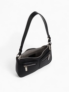 Сумка женская багет TEXTURA на молнии, 21×6×13 см, чёрная - Фото 6