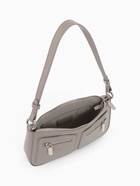 Сумка женская багет TEXTURA на молнии, 21×6×13 см, серая - Фото 5