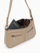 Сумка женская багет TEXTURA на молнии, 21×6×13 см, бежевая - Фото 3