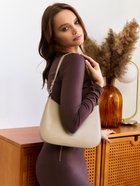 Сумка женская багет TEXTURA на молнии, 28×6×17 см, бежевая - Фото 2