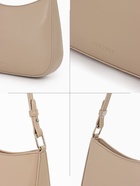 Сумка женская багет TEXTURA на молнии, 28×6×17 см, бежевая - Фото 4