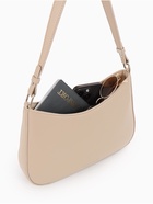 Сумка женская багет TEXTURA на молнии, 28×6×17 см, бежевая - Фото 3