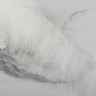 Тесьма с перьями марабу, 8-10 см, 5 ± 0,5 м, цвет белый - Фото 2