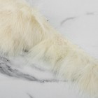 Тесьма с перьями марабу, 8-10 см, 5 ± 0,5 м, цвет бежевый - фото 9501750