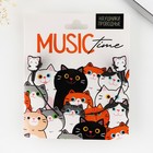 Наушники на открытке "Котики", мод. OBT 1.4, 120 см - Фото 4