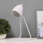 Настольная лампа "Стенди" Е27 40Вт белый 15х16,5х38 см - фото 8997799