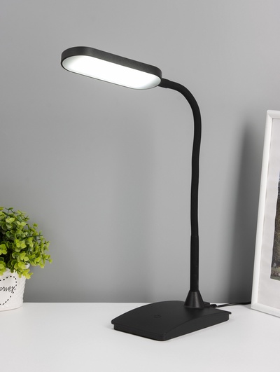 Настольная лампа сенсорная «Люми» LED 5 Вт 6000К черный 10.5×28×35 см