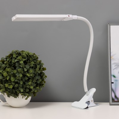 Настольная лампа RISALUX «Семи», LED 5 Вт, 6000К, 7.5×10.5×65 см, белый