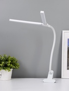 Настольная лампа RISALUX «Семи», LED 5 Вт, 6000К, 7.5×10.5×65 см, белый - Фото 4