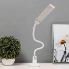 Настольная лампа RISALUX «Семи», LED 5 Вт, 6000К, 7.5×10.5×65 см, белый - Фото 6