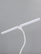 Настольная лампа RISALUX «Семи», LED 5 Вт, 6000К, 7.5×10.5×65 см, белый - Фото 9