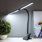 Настольная лампа "Семи" LED 5Вт 6000К черный 7,5х10,5х65 см - Фото 5