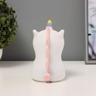 Фигурка светящаяся RISALUX «Единорог», LED-ночник, мякиш, USB, АКБ, белый, 9.5×13×14.5 см - Фото 3