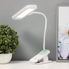 Настольная лампа "Лайти" LED 4Вт USB АКБ бело-зеленый 12,5х19х32,5 см - Фото 2