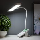 Настольная лампа "Лайти" LED 4Вт USB АКБ бело-зеленый 12,5х19х32,5 см - Фото 3