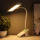 Настольная лампа "Лайти" LED 4Вт USB АКБ бело-зеленый 12,5х19х32,5 см - Фото 4