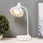 Настольная лампа "Санди" LED 4Вт USB АКБ белый 11,7х14,5х18 см - Фото 2