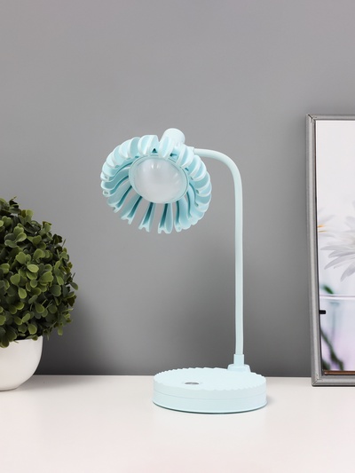 Настольная лампа «Санди» LED 4 Вт USB АКБ синий 11.7×14.5×18 см
