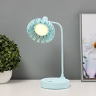 Настольная лампа "Санди" LED 4Вт USB АКБ синий 11,7х14,5х18 см - Фото 2