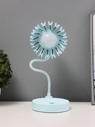 Настольная лампа «Санди» LED 4 Вт USB АКБ синий 11.7×14.5×18 см - Фото 6