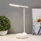 Настольная лампа "Ренди" LED 4Вт USB АКБ белый 11х23 см - Фото 2