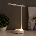 Настольная лампа "Ренди" LED 4Вт USB АКБ белый 11х23 см - Фото 3