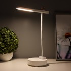 Настольная лампа "Ренди" LED 4Вт USB АКБ белый 11х23 см - Фото 10