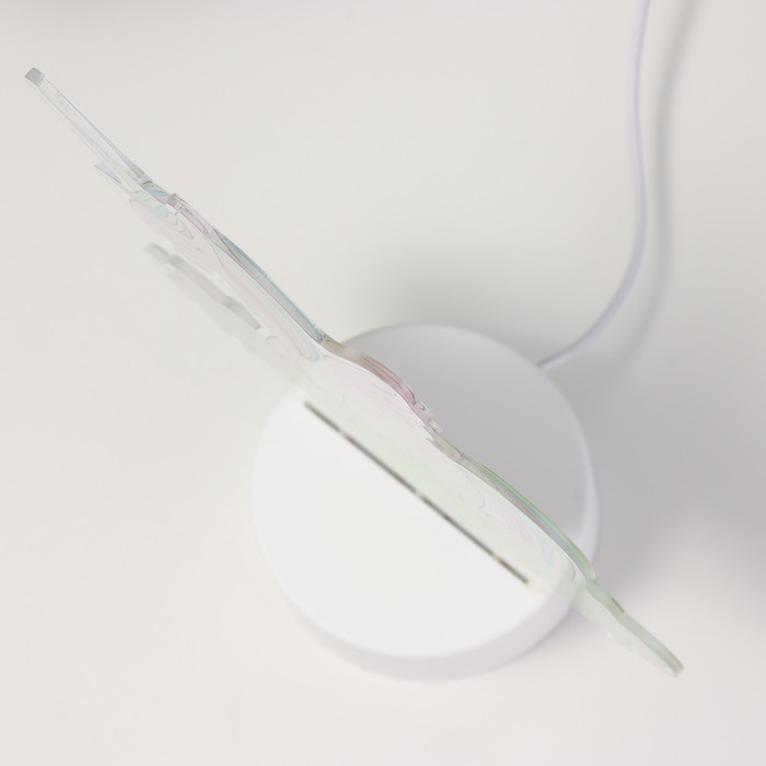 Светильник "Единорог" LED 3000К USB/от батареек 3хАА белый  16,3х9х23 см - фото 1928569995