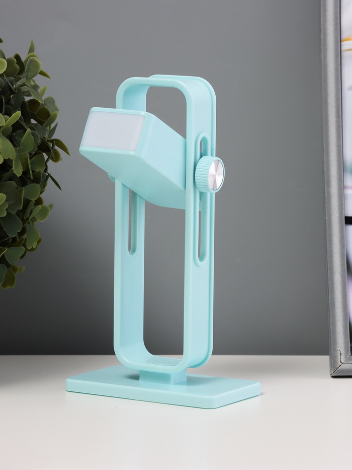 Ночник «Рудс» LED 3 Вт USB АКБ синий 9×4.8×16 см - Фото 1