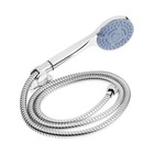 Смеситель для ванны ZEIN Z3380, картридж 35 мм, с душевым набором, лейка 4 режима, хром - Фото 10