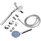 Смеситель для ванны ZEIN Z3380, картридж 35 мм, с душевым набором, лейка 4 режима, хром - Фото 12