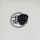 Блюдо фарфоровое для подачи с бамбуковой ручкой BellaTenero, 30×19,5 см, цвет белый - фото 4437293