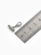 Концевик для браслета из бисера (пара) QF, 10 мм, металл, с цепочкой удлинителем, цвет серебро - Фото 5