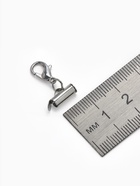 Концевик для браслета из бисера (пара) QF, 10 мм, металл, с цепочкой удлинителем, цвет серебро - Фото 6