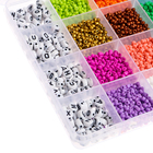 Набор для творчества «Создай своё украшение», бисер, буквы, 24 вида - Фото 10