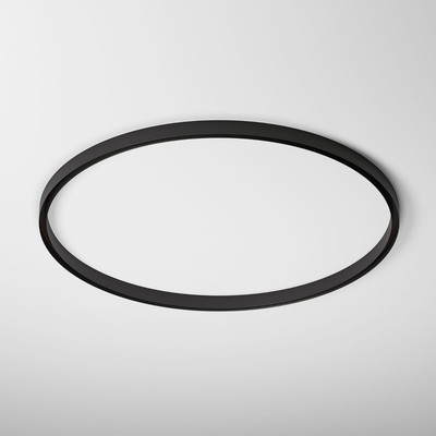Накладной радиусный шинопровод Elektrostandard, Slim Magnetic, 1200х27х51 мм, цвет чёрный