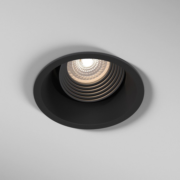 Светильник встраиваемый Elektrostandard, Punto, 93х93х46 мм, GU10, цвет чёрный