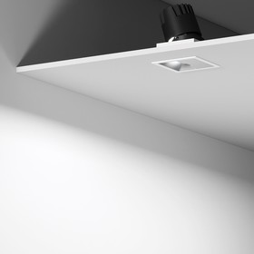 Светильник потолочный светодиодный Elektrostandard, Inline, 84х84х98 мм, 10Вт, LED, 590Лм, 4000К, цвет хром, белый