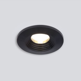 Светильник встраиваемый светодиодный Elektrostandard, Gridi, 49х49х30 мм, 3Вт, LED, 200Лм, 3000К, цвет чёрный