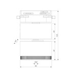 Трековый светильник Elektrostandard, Impact, 126х80х80 мм, 10Вт, LED, 800Лм, 4200К, цвет чёрный, золото - Фото 5