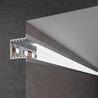 Встраиваемый алюминиевый профиль для двухрядной LED ленты, до 12,4 мм Elektrostandard, LL-2-ALP017, 2 м, цвет серый - фото 4313577