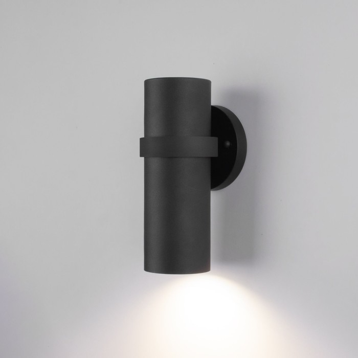 Светильник уличный настенный Elektrostandard, Grin, 120х125х255 мм, E27, цвет чёрный