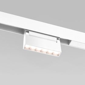 Трековый светильник Elektrostandard, Slim Magnetic, 112х87х22 мм, 6Вт, LED, 550Лм, 4200К, цвет белый